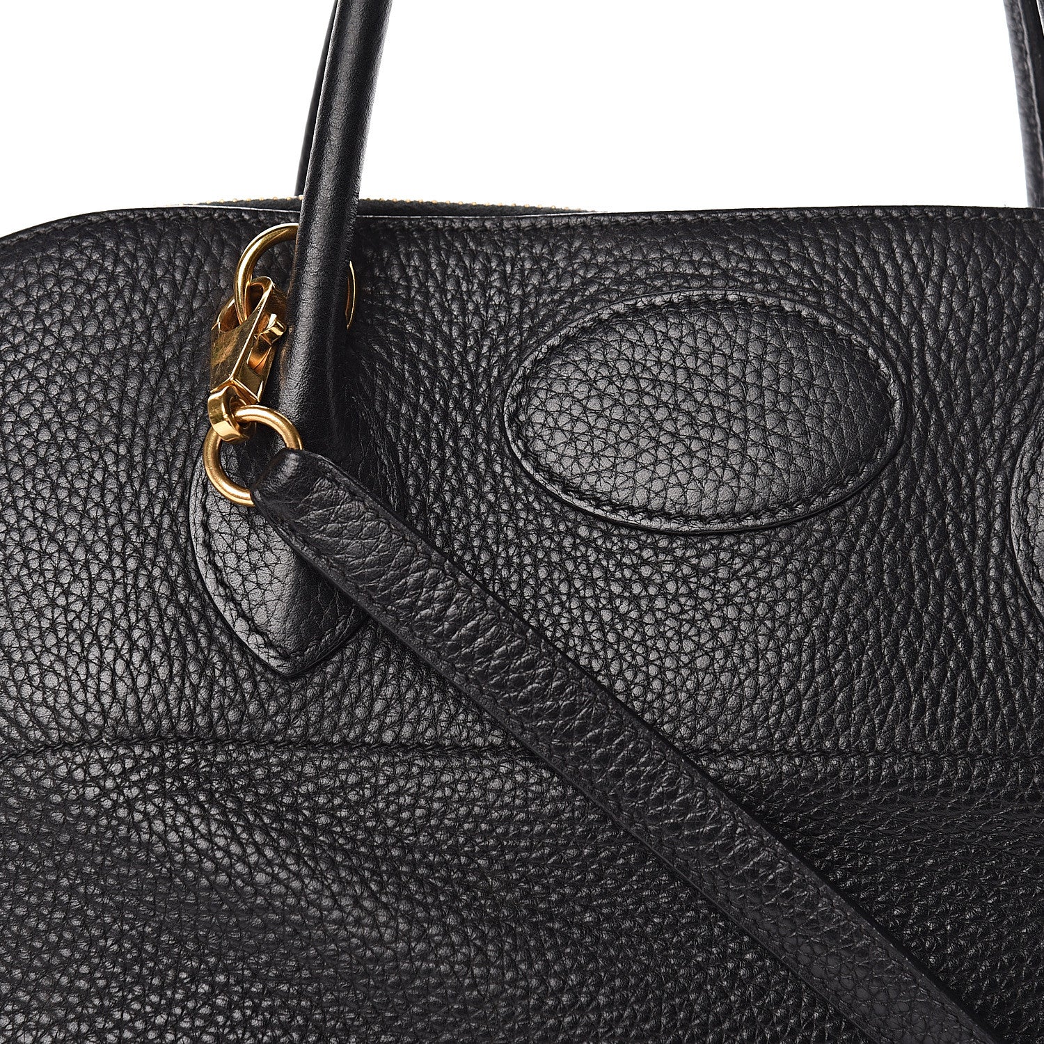 Hermes Taurillon Clemence Bolide 35 Black 19 of 29
