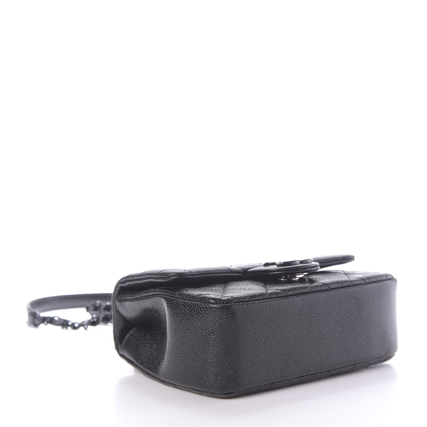 Caviar Quilted Incognito Mini Square Flap Black