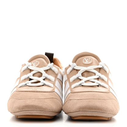 Louis Vuitton Suede Calfskin LV Sneakerina 40 Hazelnut Brown 3 of 9