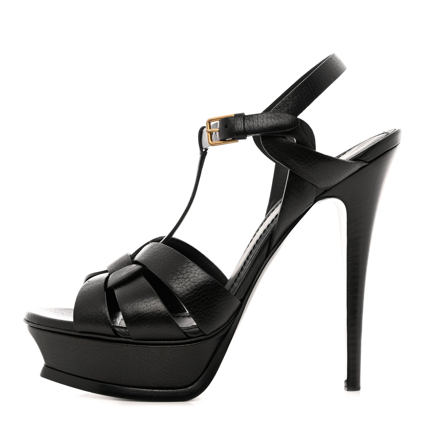 Buffalo Tribute 105 Platform Sandals 39 Black