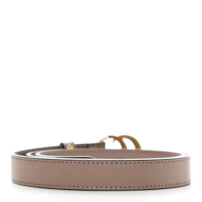 Gucci Calfskin Double G 20mm Belt 80 32 Porcelain Rose 2 of 5