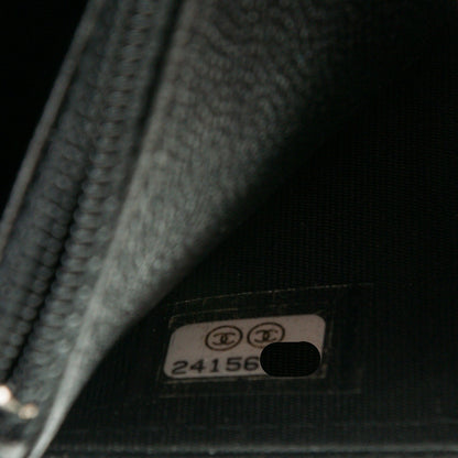 Chanel Calfskin Quilted Boy Wallet On Chain WOC So Black 8 of 8