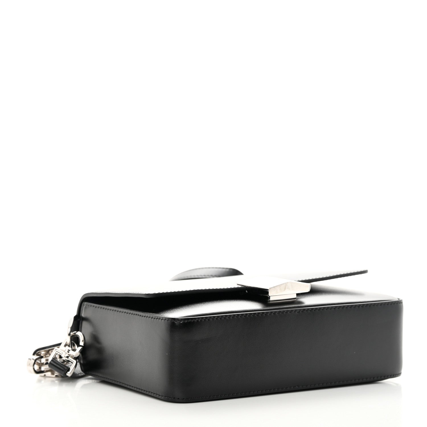 Givenchy Box Calfskin Medium 4G Cube Chain Shoulder Bag Black 4 of 12