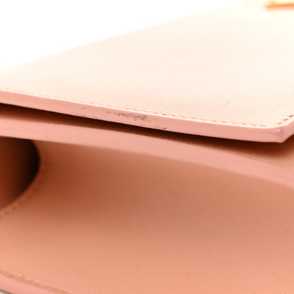 Saint Laurent Calfskin Classic Monogram Cassandre Clutch Blush 9 of 11