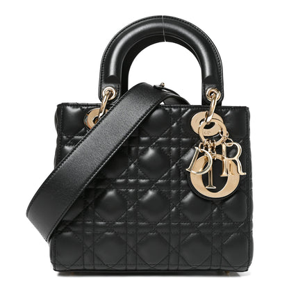 Christian Dior Lambskin Cannage Small My ABCDior Lady Dior Black 1 of 8