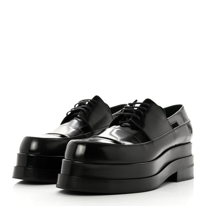 Hermes Glossed Calfskin Galilee Loafers 39 Black 3 of 9