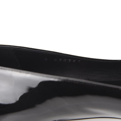 Chanel Patent Calfskin Pearl CC Loafers 40.5 Black 8 of 10