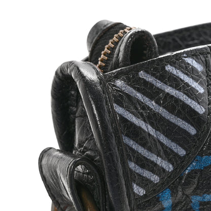 Balenciaga Agneau Graffiti All Over Classic Hardware S City Black Multicolor 12 of 13