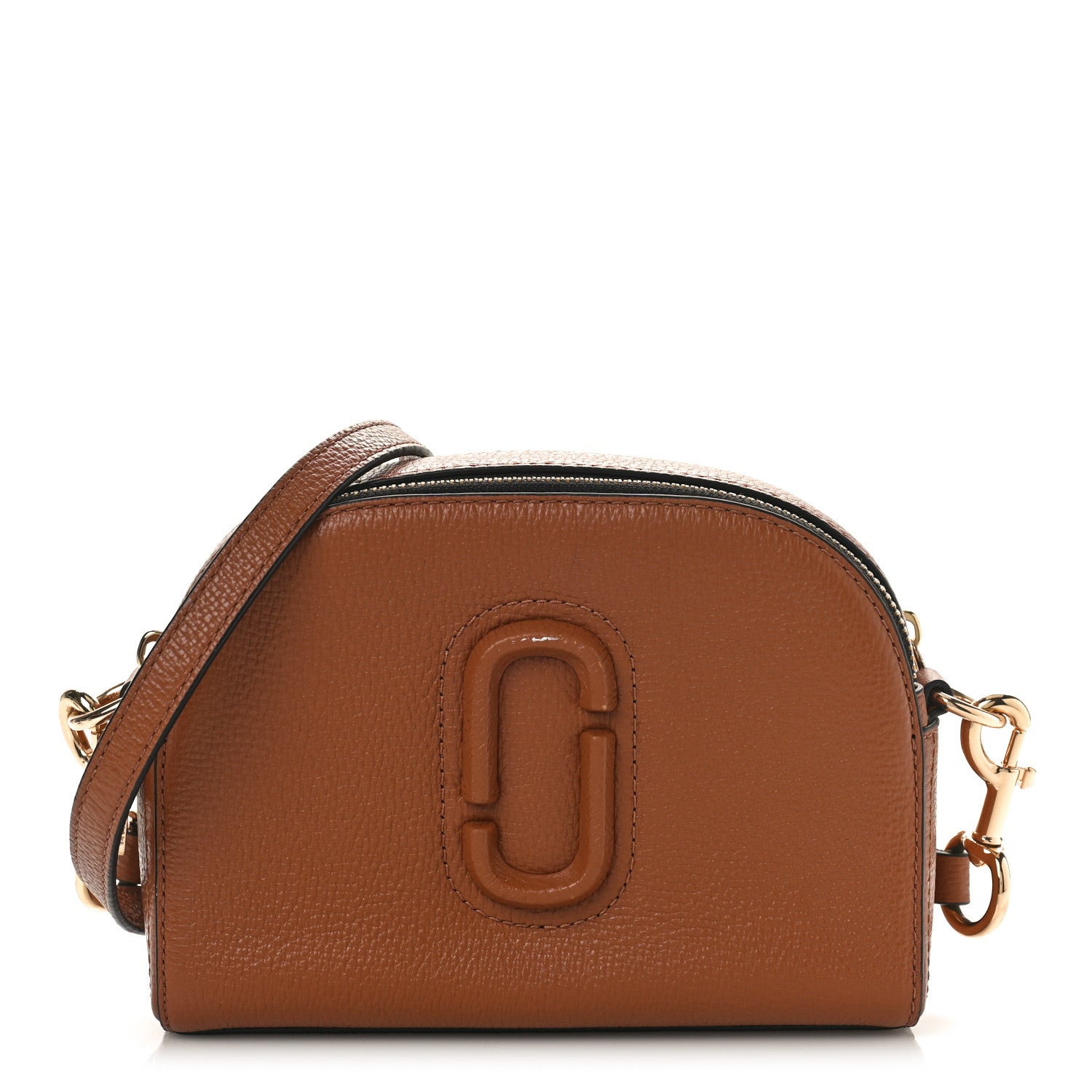 Marc Jacobs Calfskin Shutter Camera Crossbody Bag Dirty Chai 1 of 8