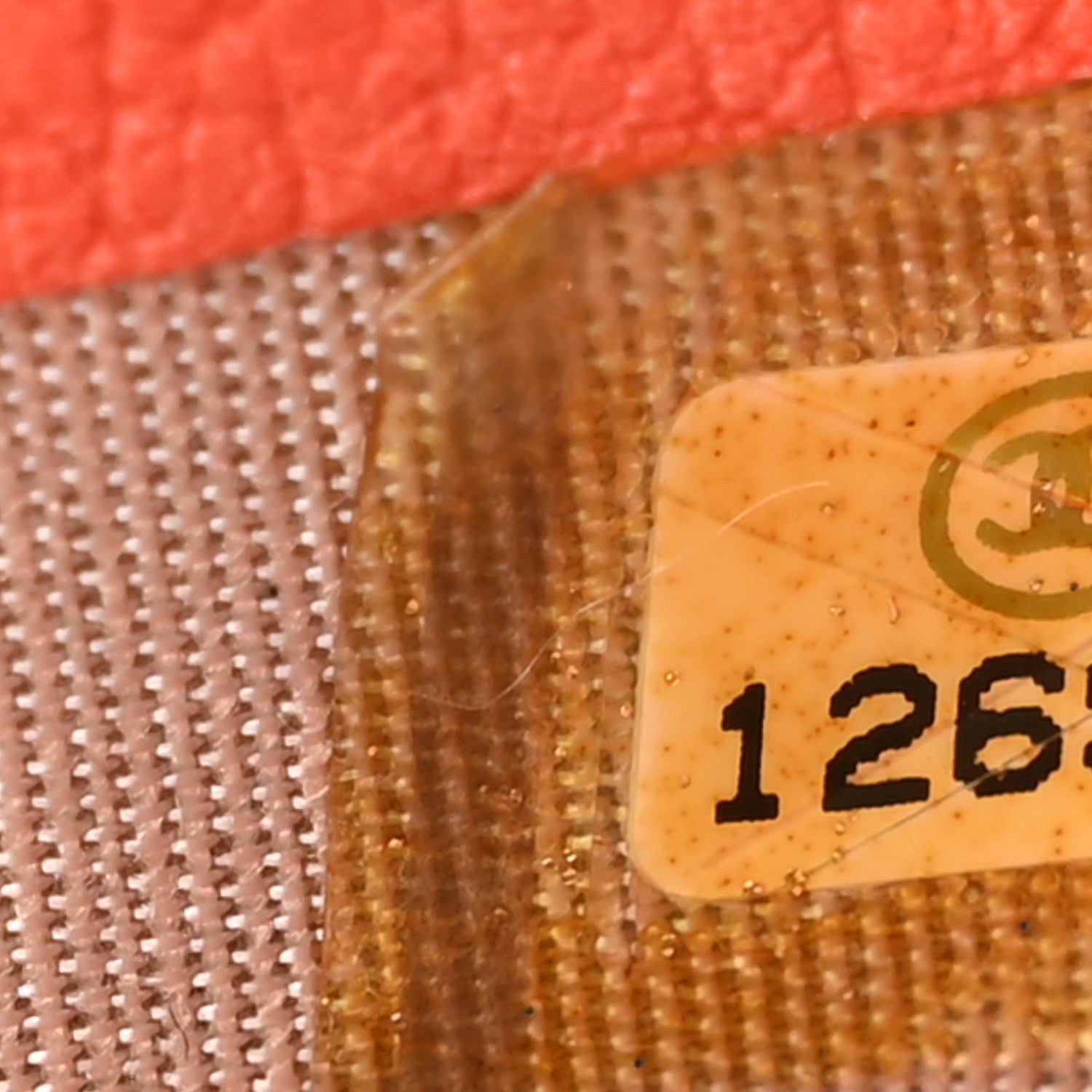 Chanel Goatskin Camellia Embossed Card Holder Coral 8 of 9