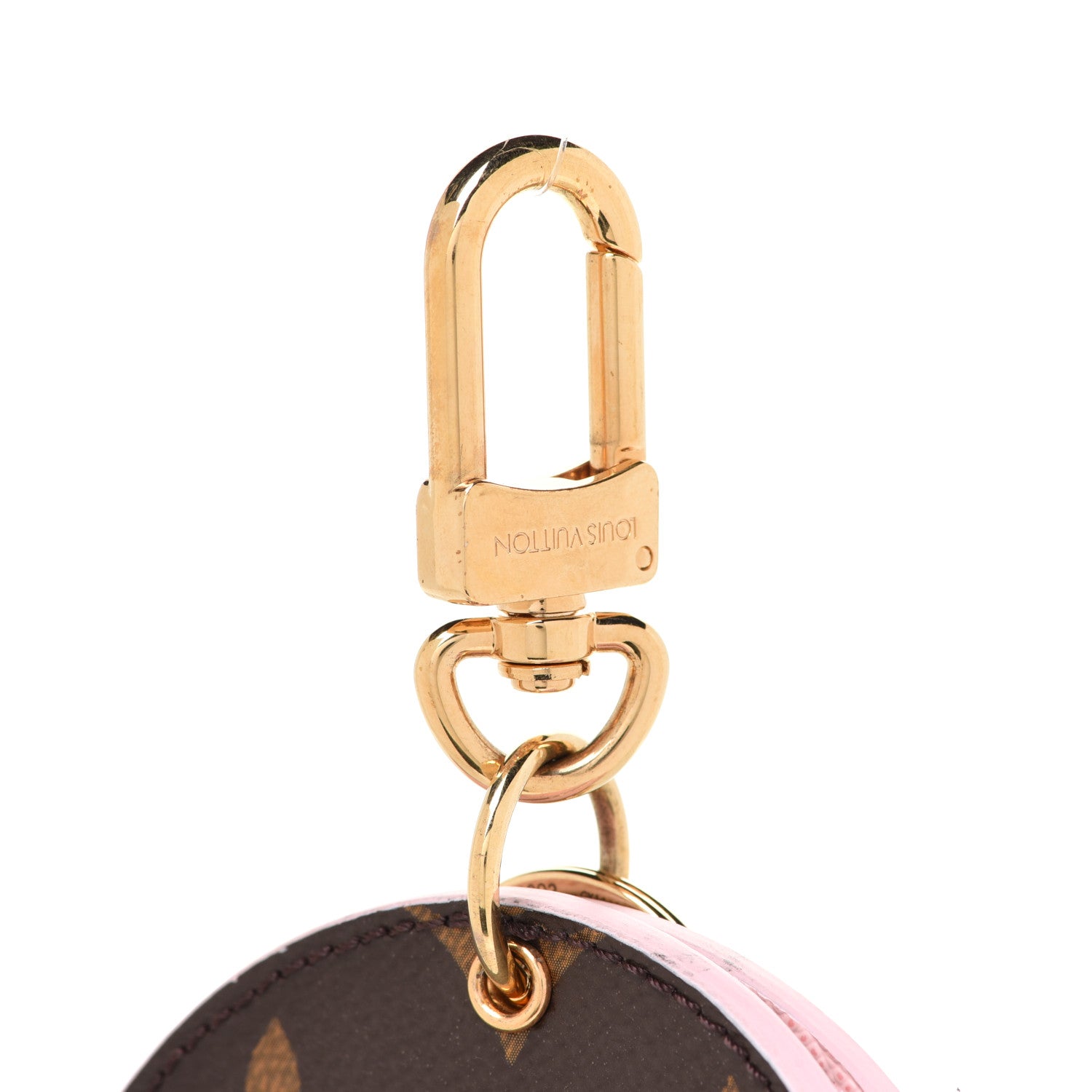 Louis Vuitton Monogram LV Mirror Bag Charm Key Holder Rose Ballerine 6 of 6