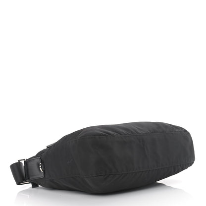Prada Nylon Vela Flat Messenger Bag Black 4 of 11