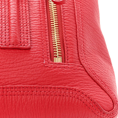 3.1 Phillip Lim Textured Calfskin Medium Pashli Satchel Red 10 of 15
