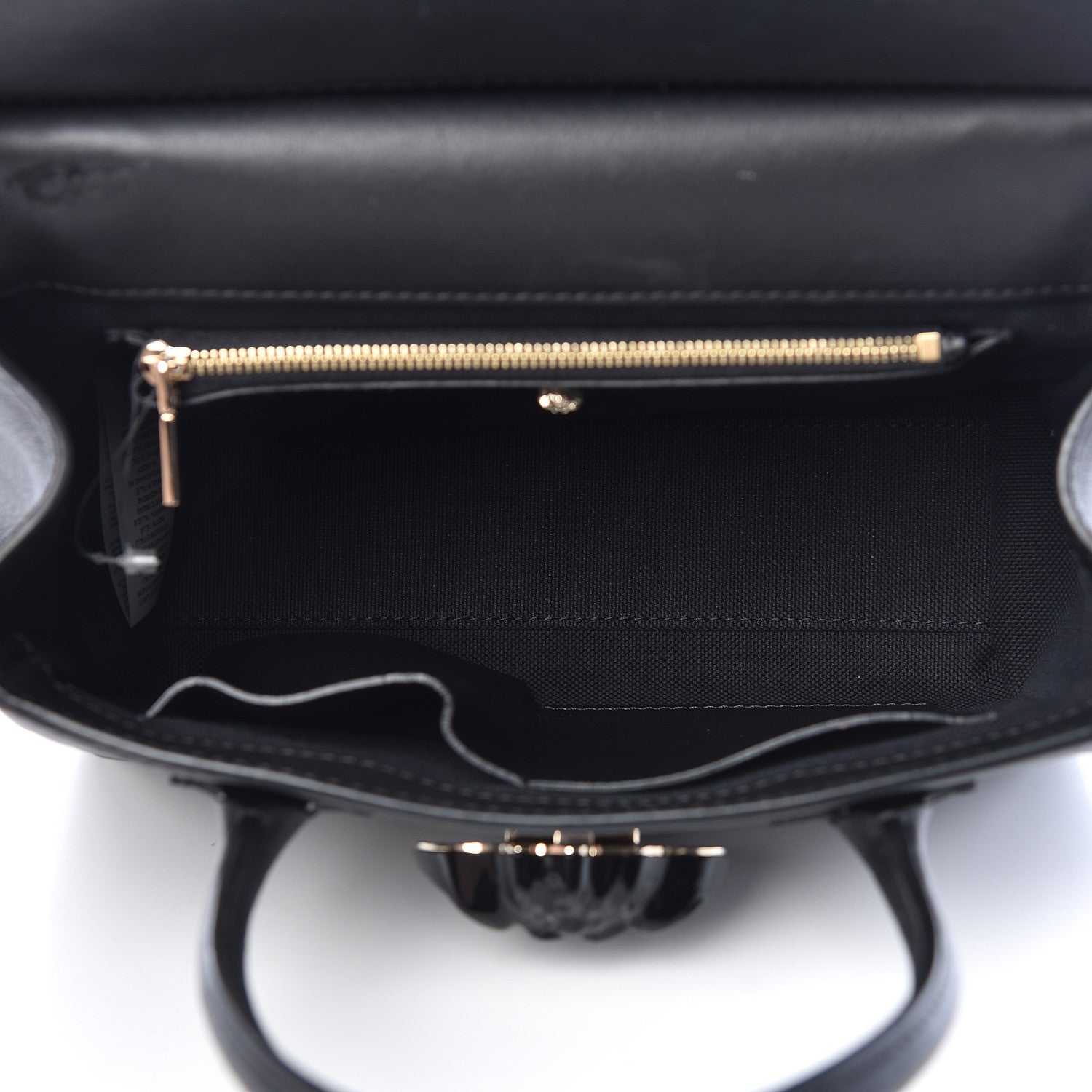 Versace Calfskin Medium Palazzo Empire Bag Black 6 of 16