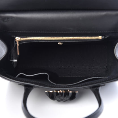 Versace Calfskin Medium Palazzo Empire Bag Black 6 of 16