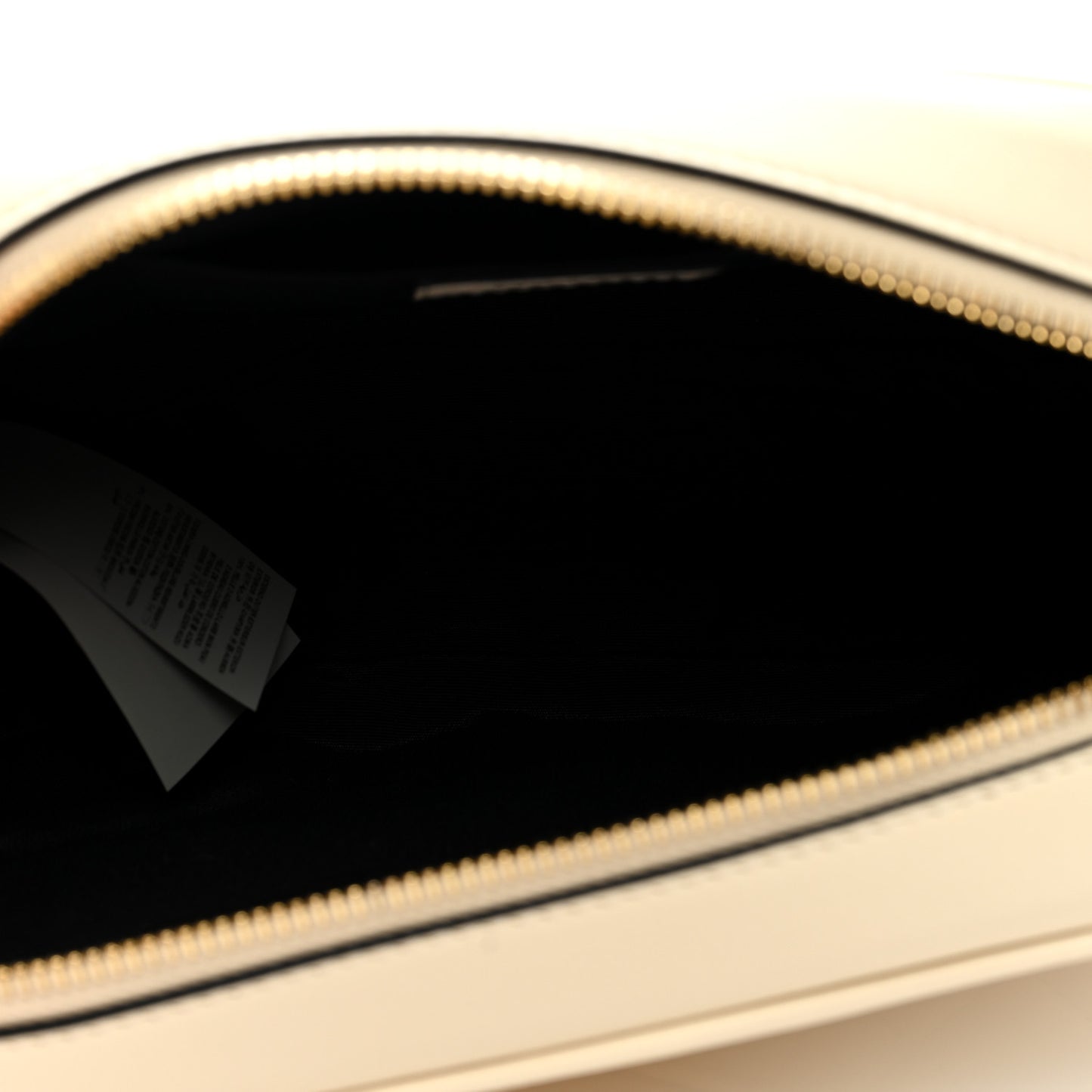 Nappa Quilted Medium Medusa Camera Bag Ecru