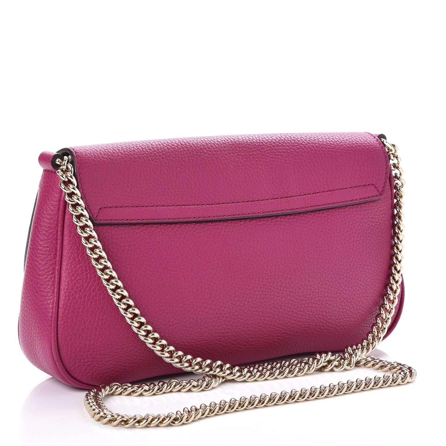 Cellarius Calfskin Medium Soho Flap Crossbody Bright Bouganville