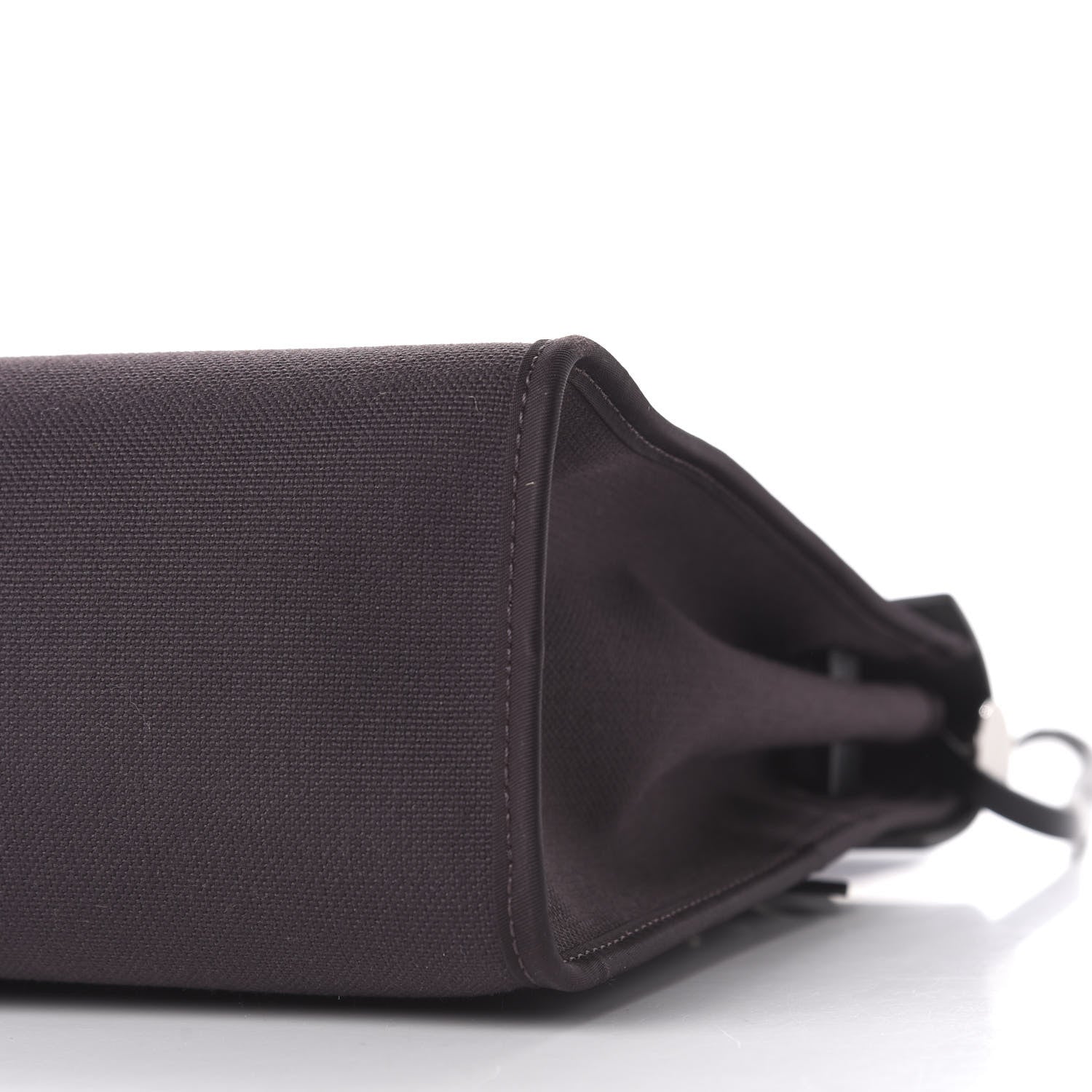 Hermes Military Toile Vache Hunter Herbag Zip PM 31 Prune Black 8 of 13