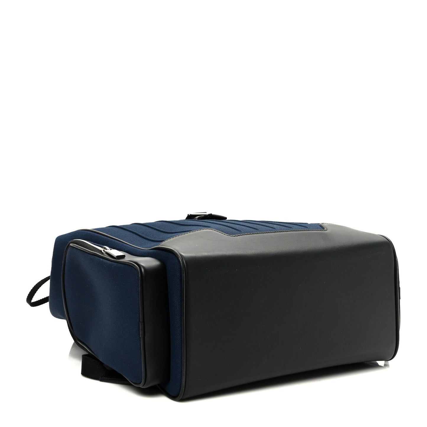 Canvas Calfskin Never Still Large Backpack Navy