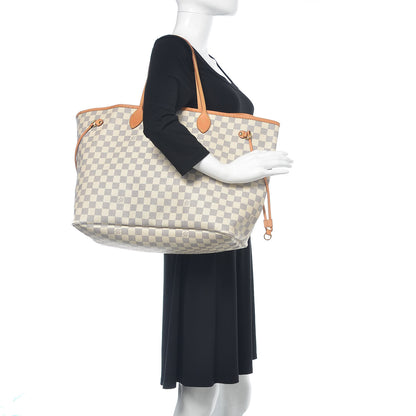 Louis Vuitton Damier Azur Neverfull GM 2 of 14