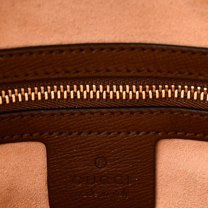 Gucci GG Supreme Monogram Small Horsebit 1955 Shoulder Bag Beige Brown Sugar 6 of 10