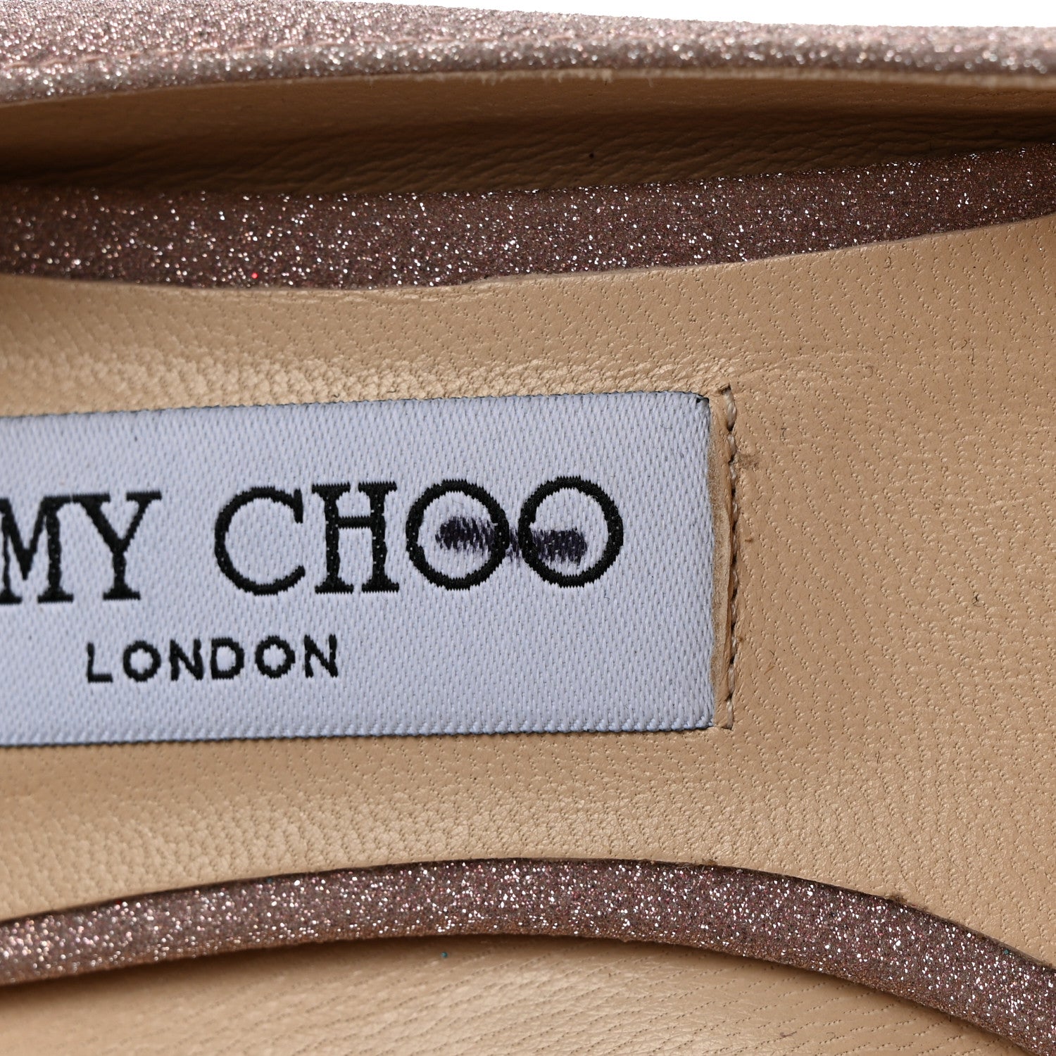 Jimmy Choo Coarse Glitter Pointy Toe 60 Pumps 37.5 Pink 8 of 9