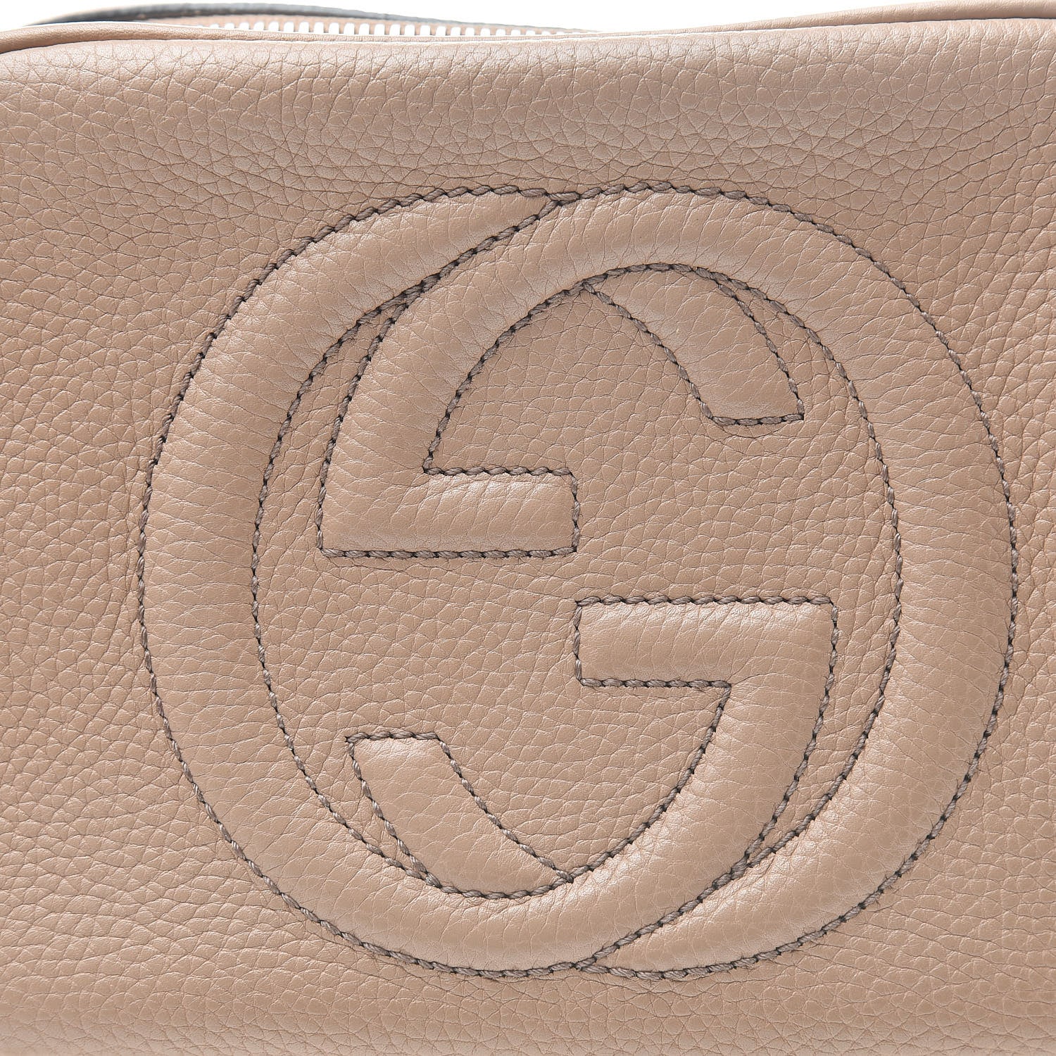 Gucci Pebbled Calfskin Small Soho Disco Bag Rose Beige 8 of 16