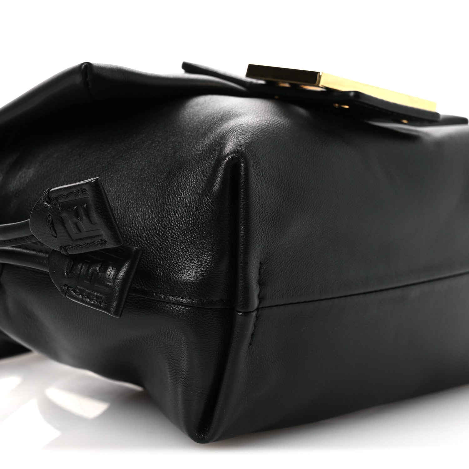 Fendi Shiny Nappa Small Mamma Baguette Black 9 of 11