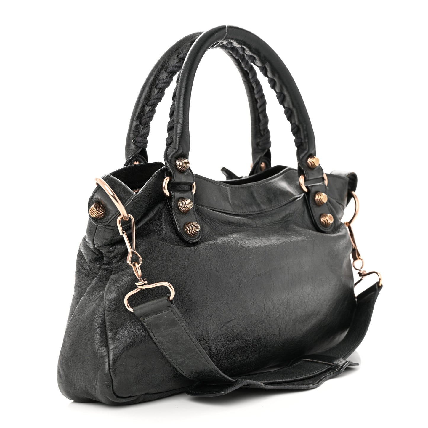 Agneau Giant 12 Rose Gold Hardware First Black