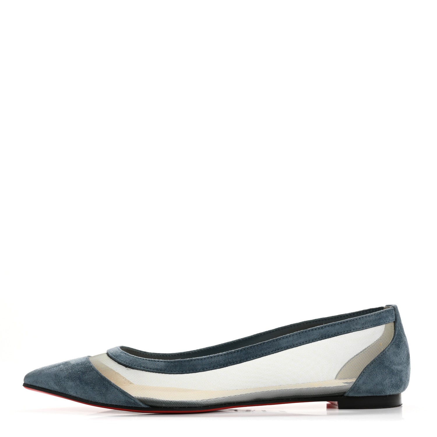 Christian Louboutin Veau Velours Rete Galativi Flats 36.5 Version 36.5 Version Tempete 1 of 9