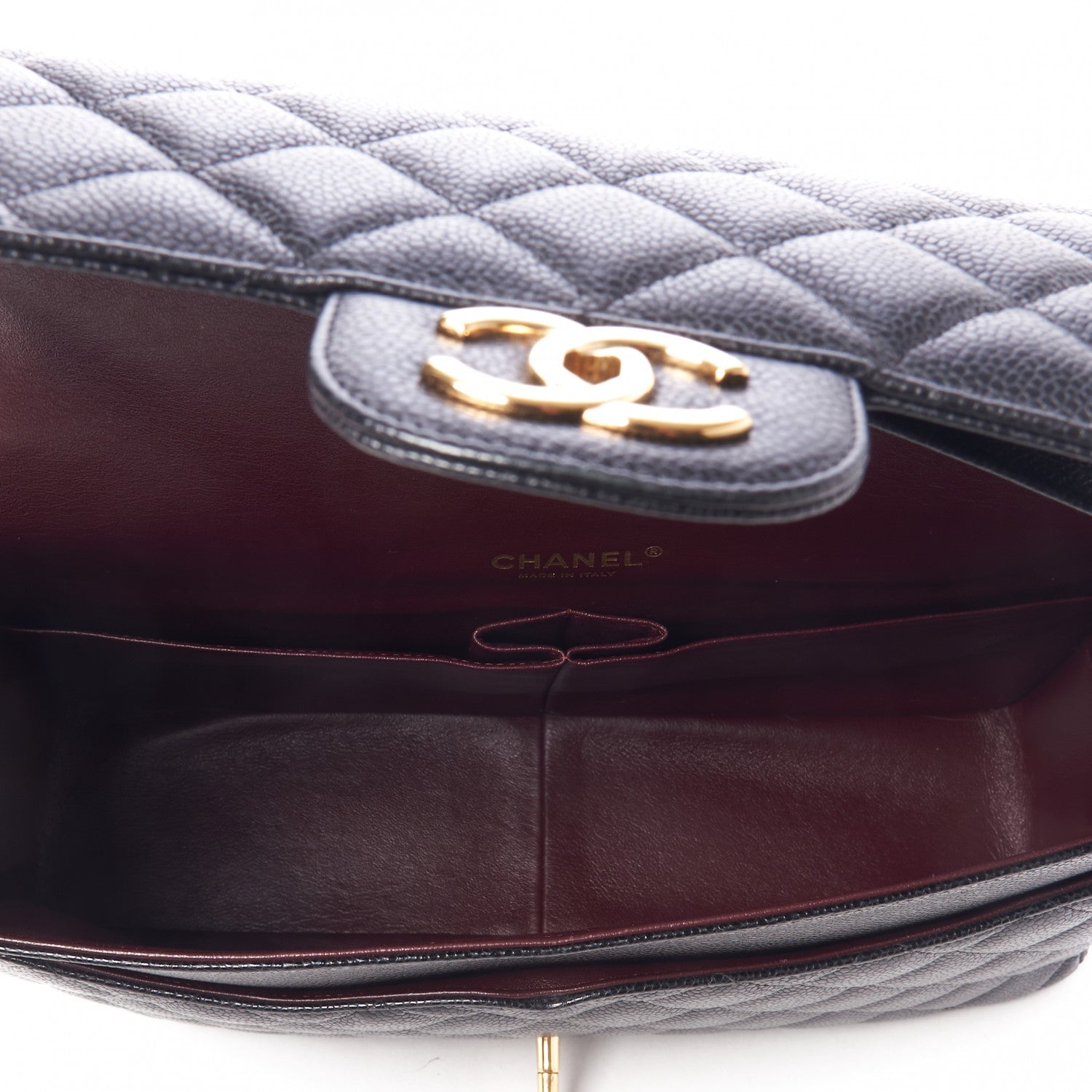 Chanel Caviar Quilted Maxi Double Flap Black 7 of 10