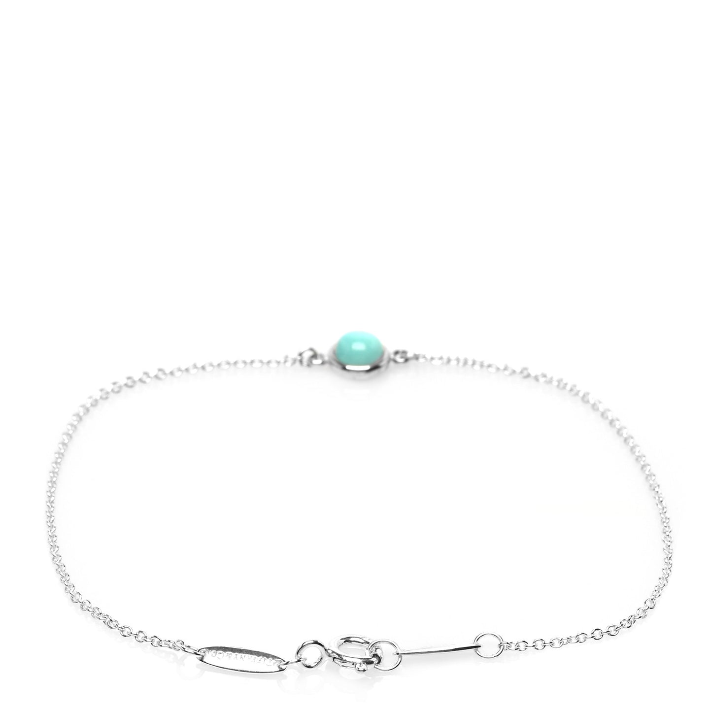 Sterling Silver Turquoise Elsa Peretti Color By The Yard Bracelet