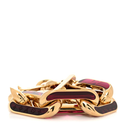 Louis Vuitton Metal Coussin MM Chain Strap Gold Fuchsia 2 of 3