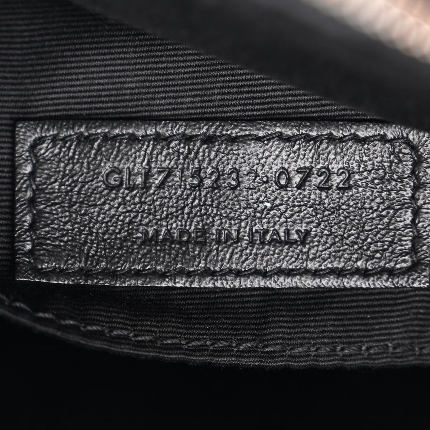 Calfskin Matelasse Monogram Lou Camera Bag Black