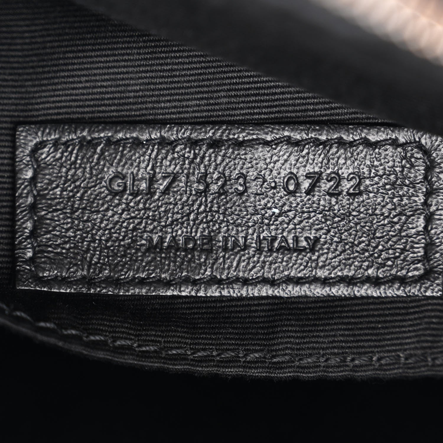 Saint Laurent Calfskin Matelasse Monogram Lou Camera Bag Black 7 of 11