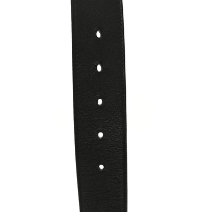 Gucci Moon Calfskin Pearl Double G 40mm Belt 90 36 Black Cream 4 of 12
