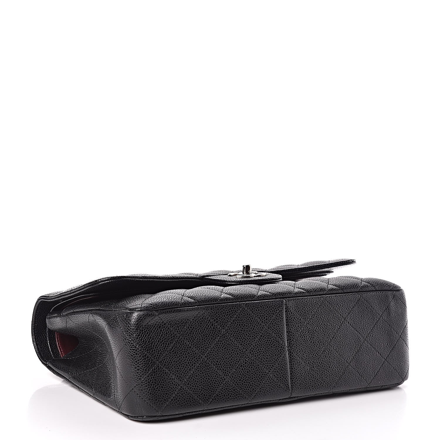 Chanel Caviar Quilted Jumbo Double Flap Black 4 of 12