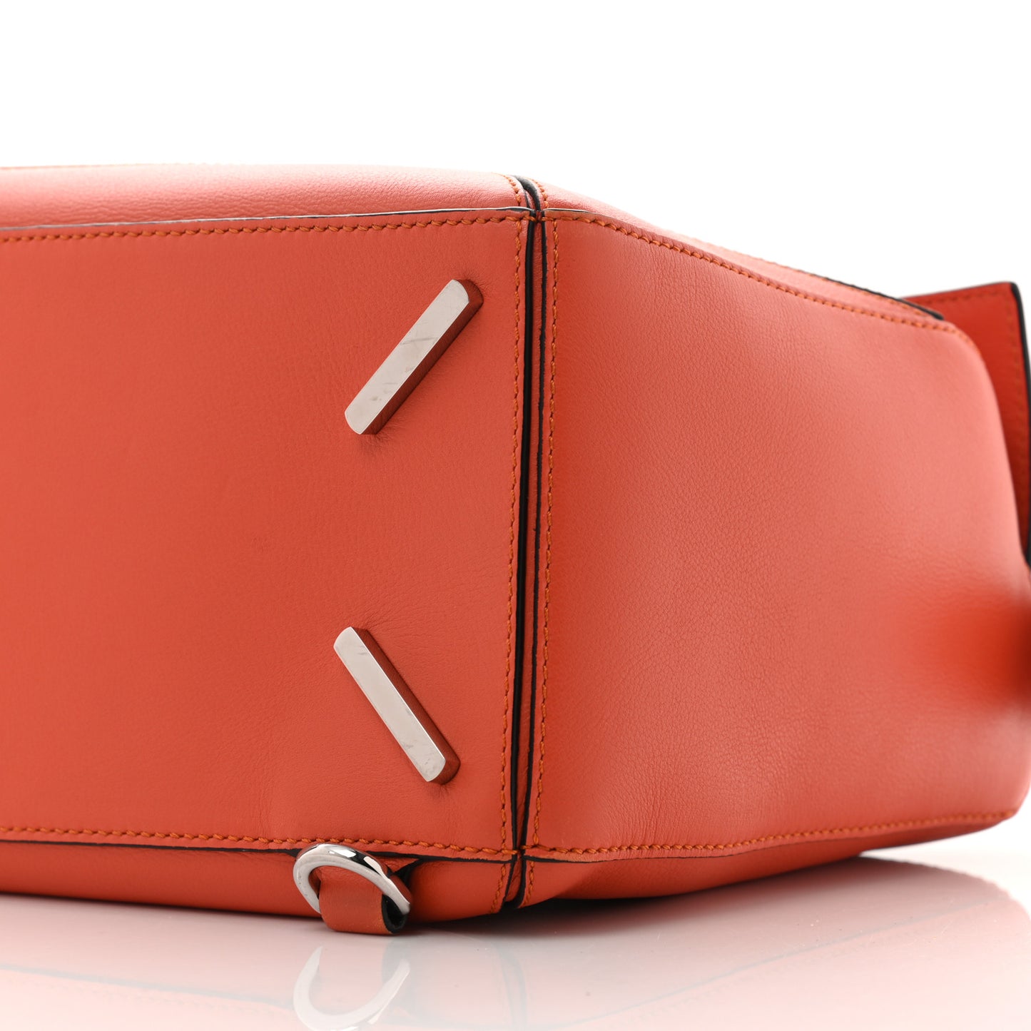 Calfskin Medium Puzzle Bag Coral