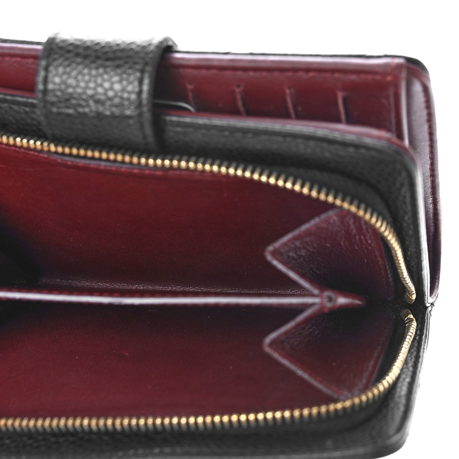 Chanel Caviar Quilted Zipped Pocket Wallet Black 5 of 11