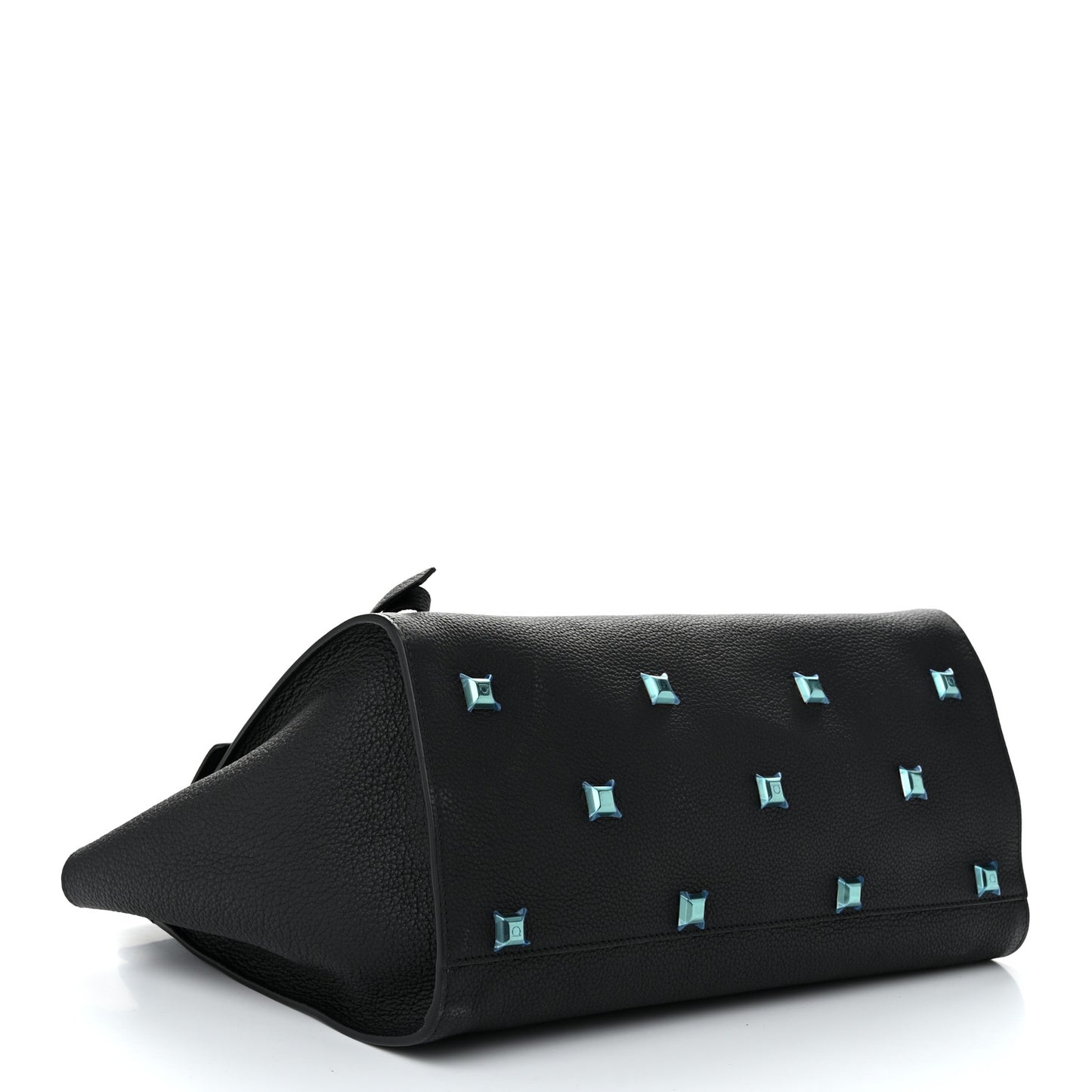 Calfskin Large Studio Soft Bag Black