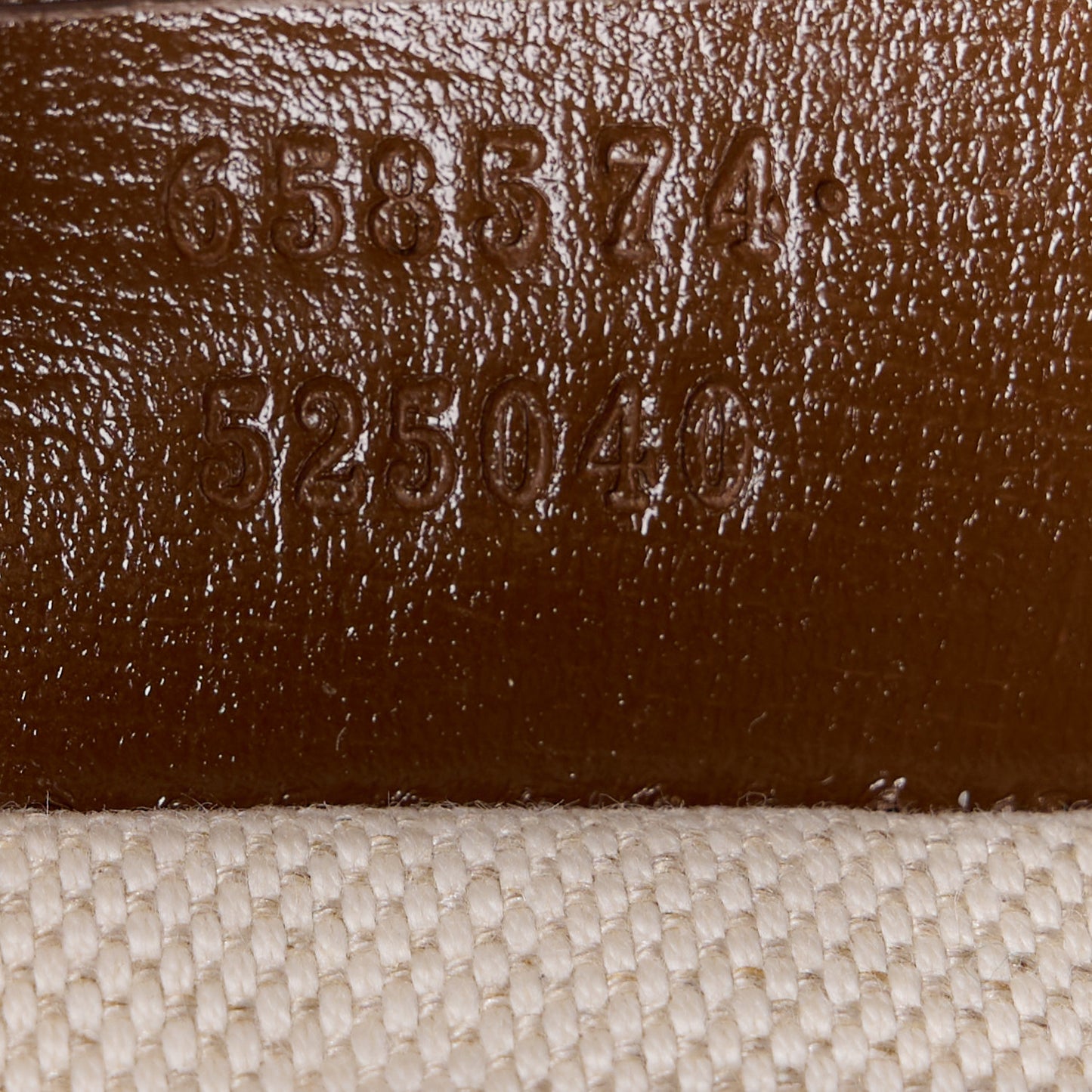 GG Supreme Monogram Web Mini Horsebit 1955 Shoulder Bag Beige Brown Sugar
