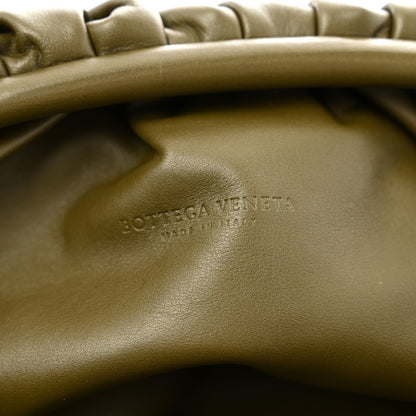 Bottega Veneta Smooth Butter Calf The Pouch Oversized Clutch Kaki Fondent 6 of 10