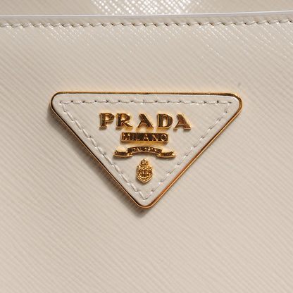 Prada Saffiano Vernice Tote Talco 5 of 9