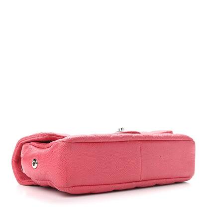 Chanel Caviar Quilted Medium Easy Flap Coral 4 of 13