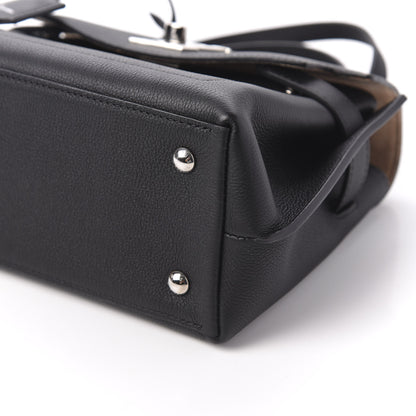 Louis Vuitton Calfskin Lockme Ever BB Black 7 of 10