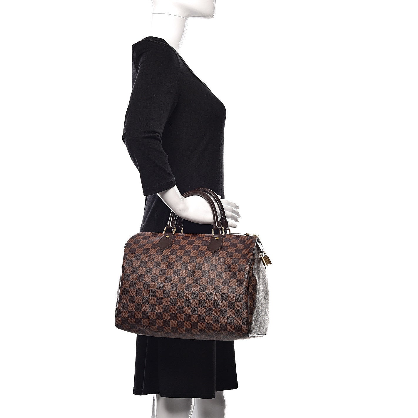 Louis Vuitton Damier Ebene Speedy 30 2 of 14