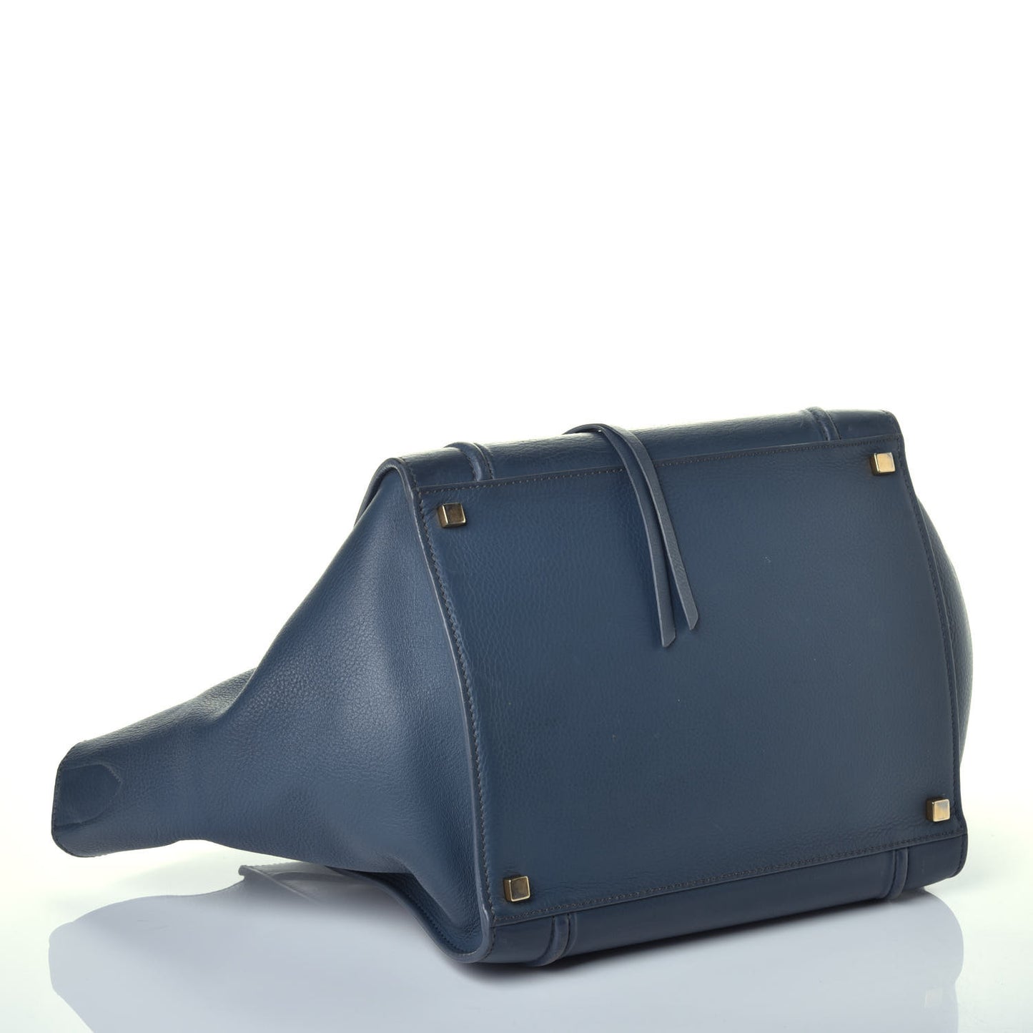 Supple Calfskin Medium Phantom Luggage Blue