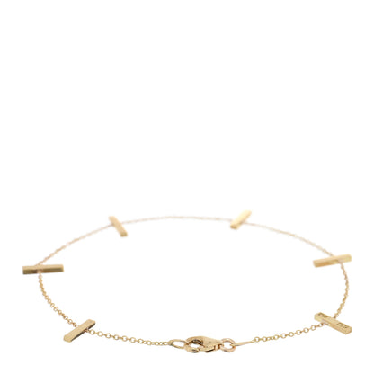 Jennifer Meyer 18K Yellow Gold Cross Bar Bracelet 2 of 4
