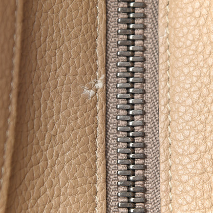 Celine Drummed Calfskin Micro Luggage Dune 10 of 13
