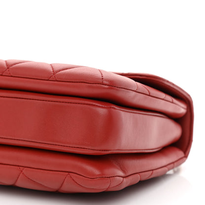 Chanel Lambskin Quilted Small Trendy CC Flap Dual Handle Bag Red 10 of 11